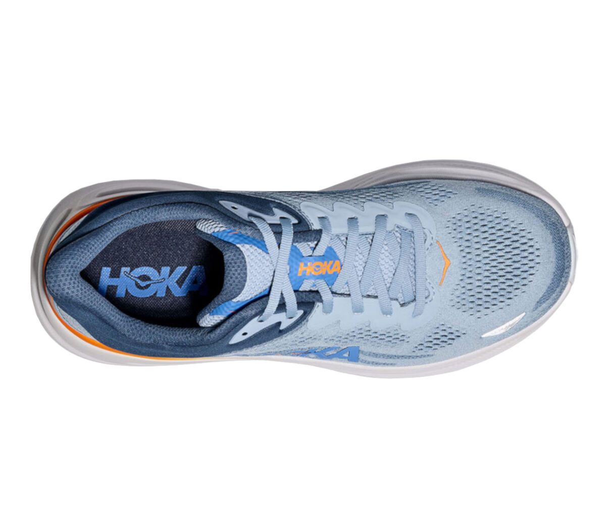 Tomaia Scarpa Hoka Bondi 9 uomo drizzle downpour
