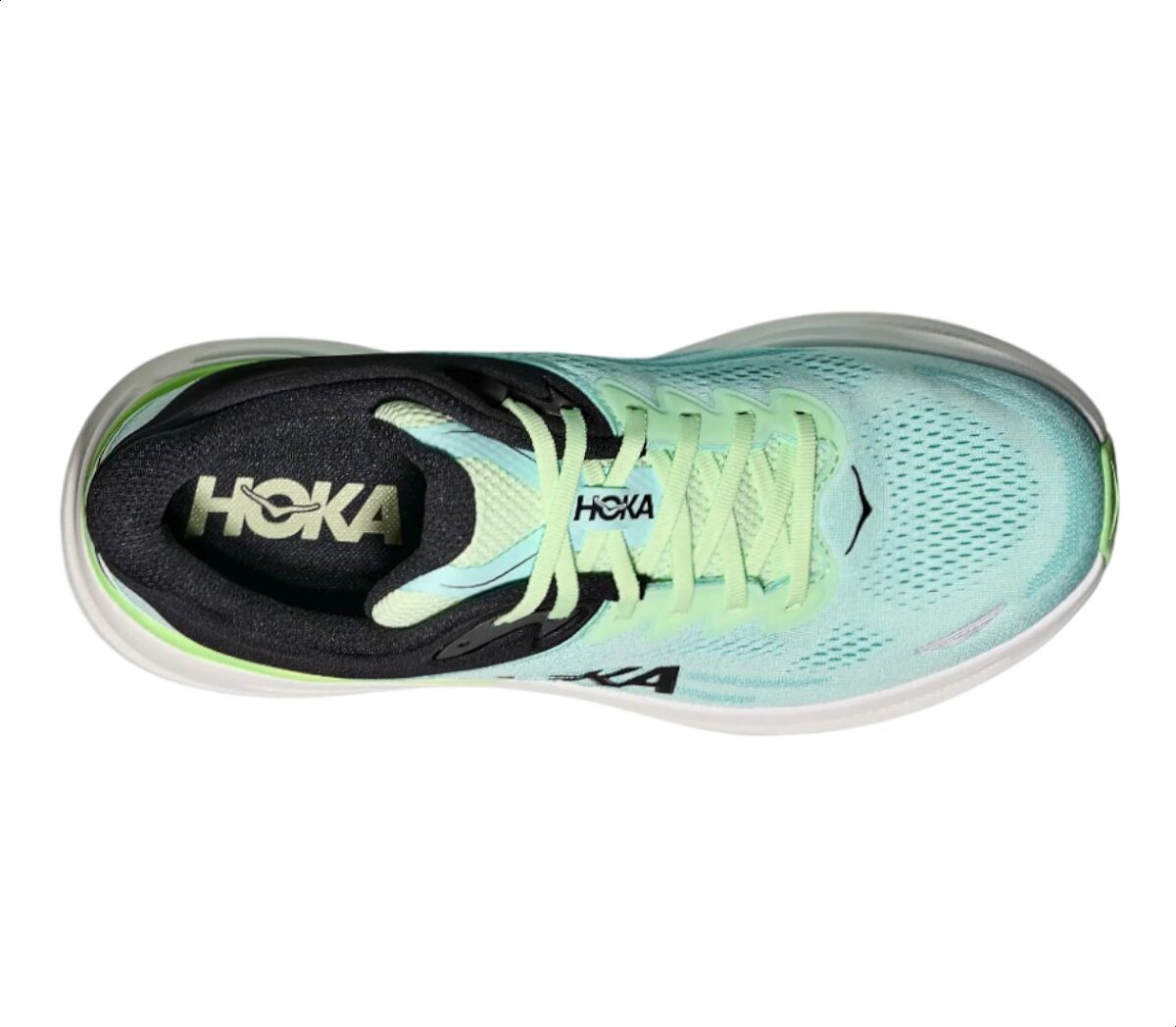 Tomaia Scarpa Hoka Bondi 9 uomo luna moth blue spark