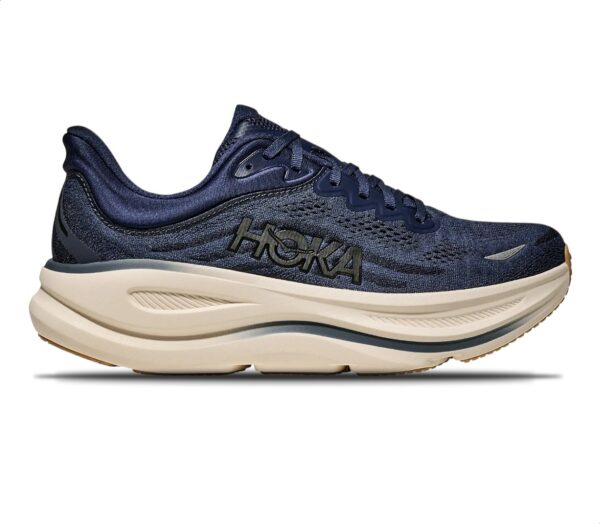 Scarpa Hoka Bondi 9 uomo midnight blue varsity navy