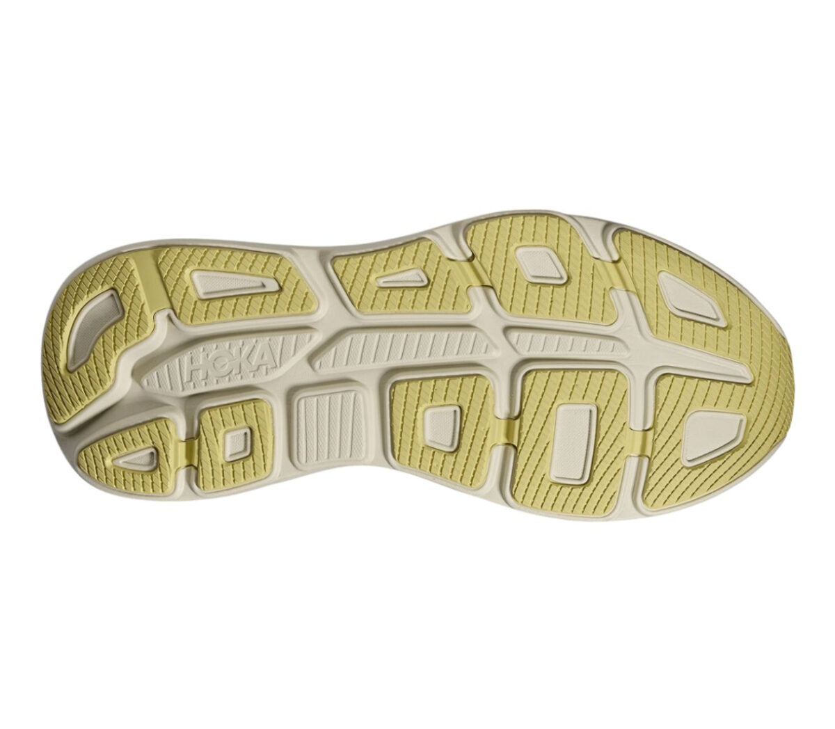 Suola Scarpa Hoka Bondi 9 uomo verde beige