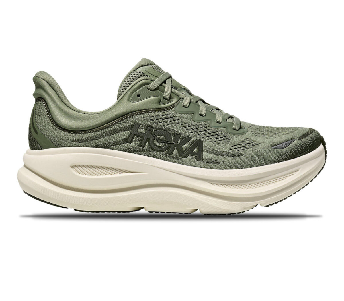 Scarpa Hoka Bondi 9 uomo sea moss eucalyptus