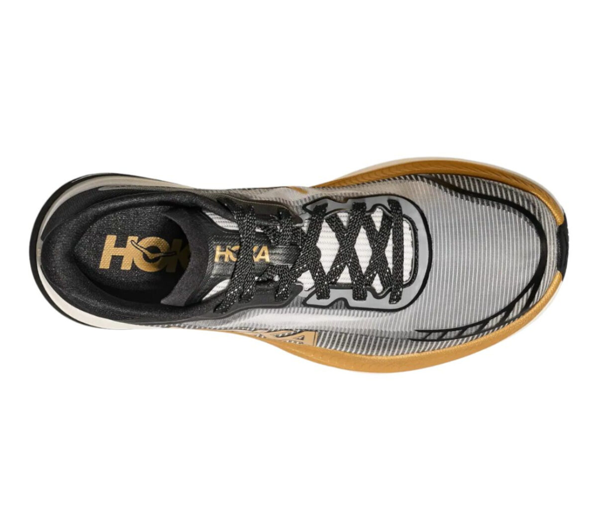 Tomaia Scarpa Hoka Cielo X1 2.0 unisex black gold