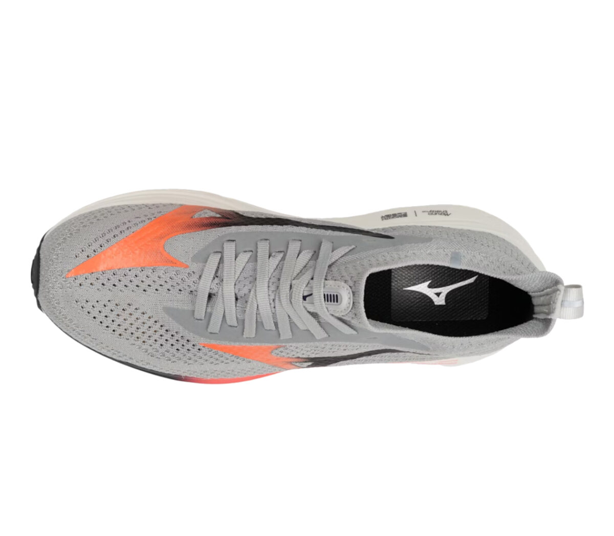 Tomaia Scarpa Mizuno Neo Zen uomo grigia arancione