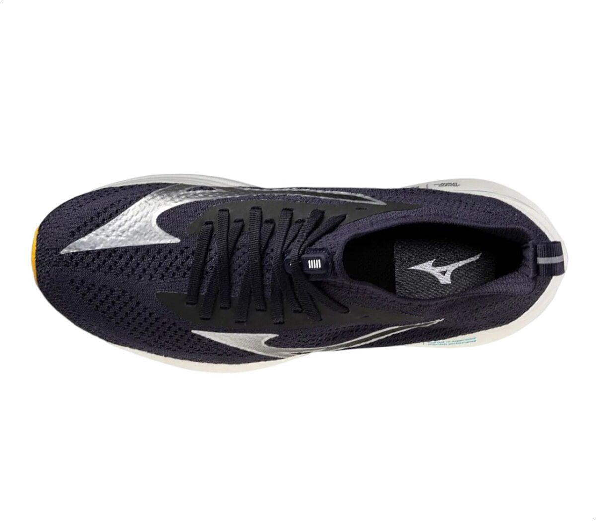 Tomaia Scarpa Mizuno Neo Zen uomo nera arancione