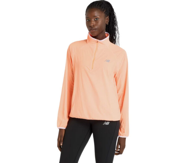 Maglia New Balance Ultra Light Half Zip donna pesca