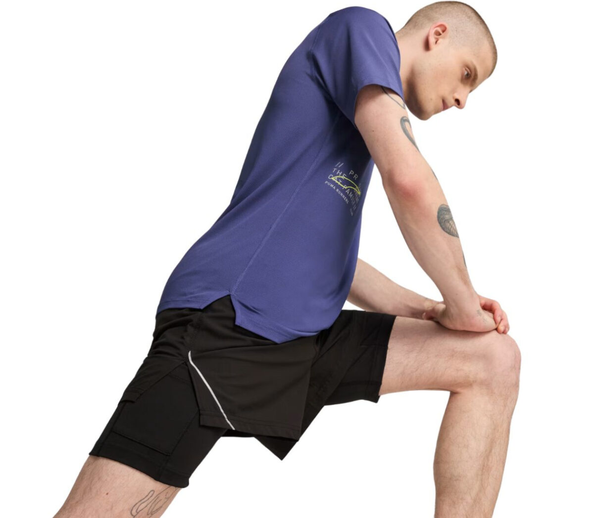 Dettaglio Pantaloncino Puma Everyday UW 2in1 5” Short uomo nero