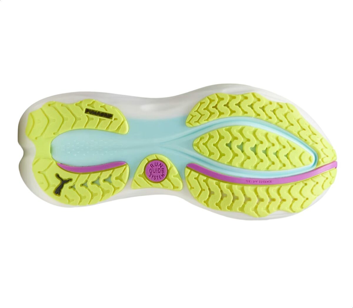 Suola Scarpa Puma ForeverRun nitro 2 donna nera gialla