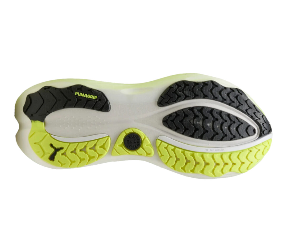 Suola Tomaia Scarpa Puma ForeverRun Nitro 2 uomo gialla nera