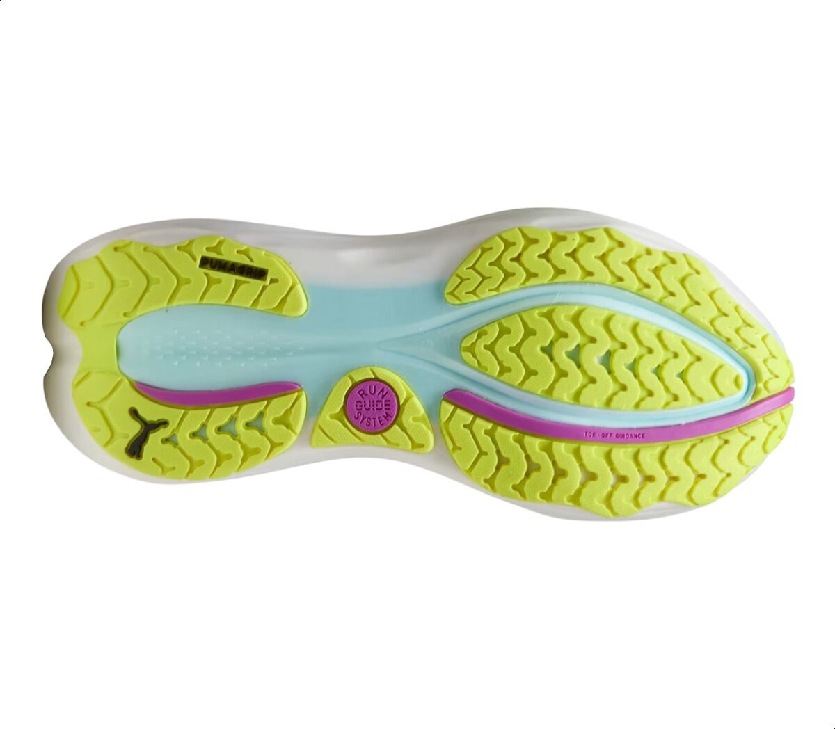 Suola Scarpa Puma ForeverRun nitro 2 uomo nera gialla