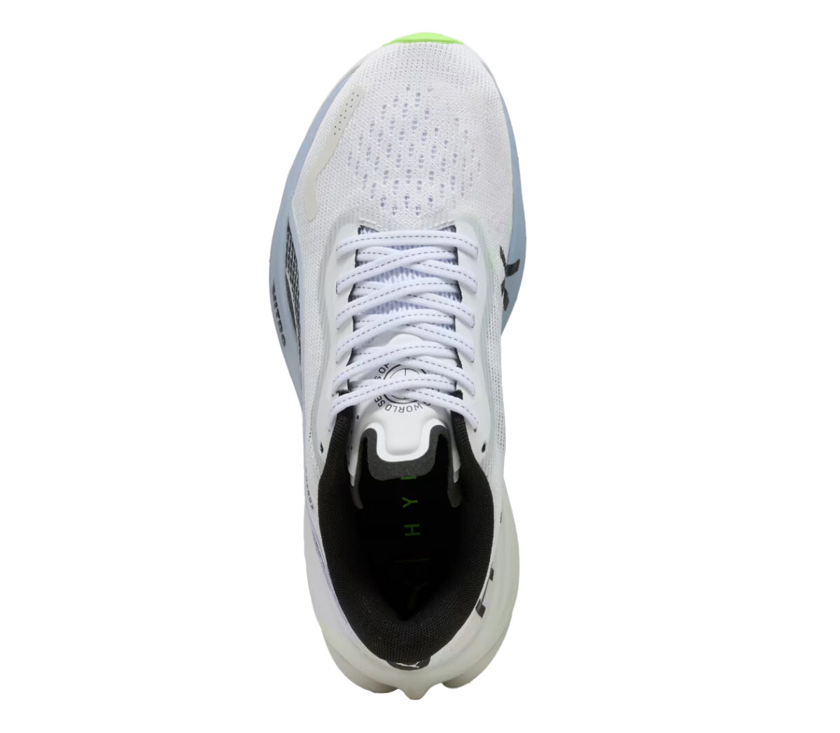 Tomaia Scarpa Puma Velocity Nitro 3 HYROX donna bianca verde
