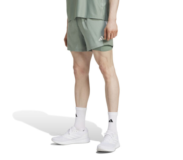 Pantaloncino Adidas OTR B 2in1 uomo verde