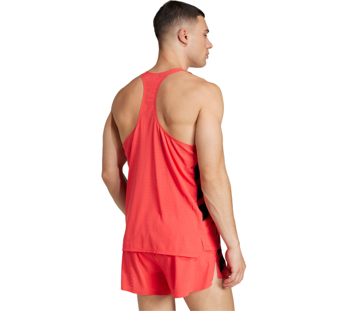 Dietro Canotta Adidas RTR Singlet uomo arancione