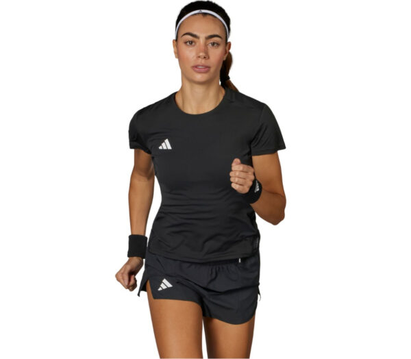 Maglia Adidas Adizero E Tee donna nera