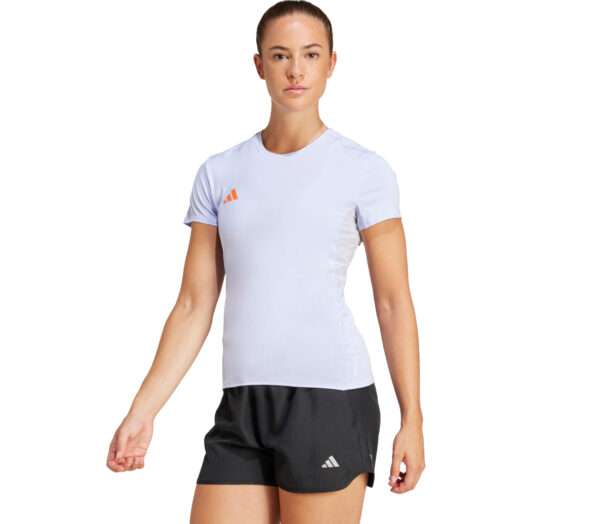 Maglia Adidas Adizero E Tee donna celeste