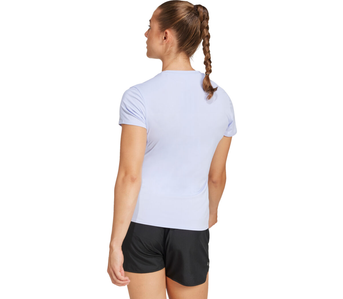 Dietro Maglia Adidas Adizero E Tee donna celeste