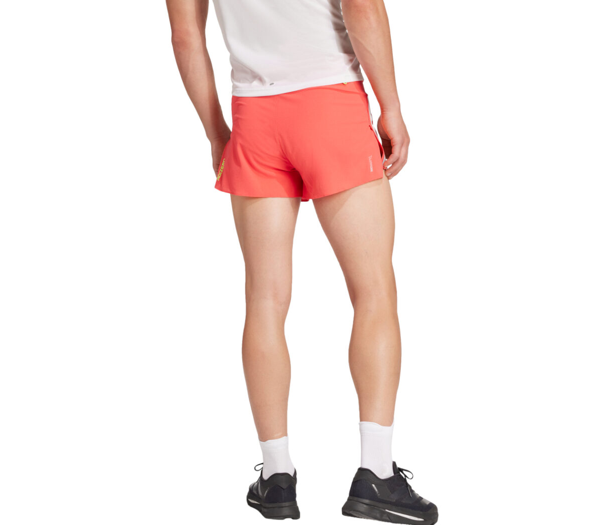Dietro Pantaloncino Adidas Adizero Gel Short uomo arancione
