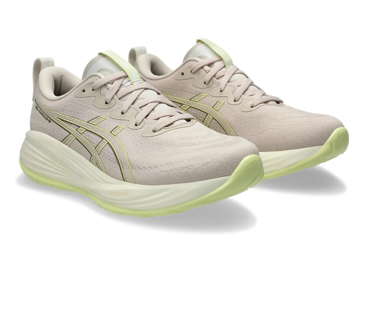 Coppia Scarpa Asics Gel Cumulus 27 donna beige