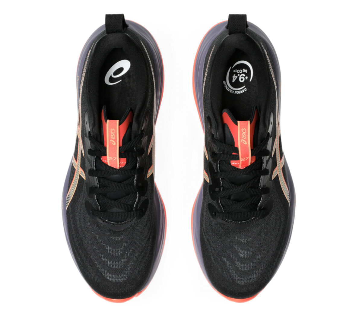 Tomaia Scarpa Asics Gel-Cumulus 27 uomo nera arancione