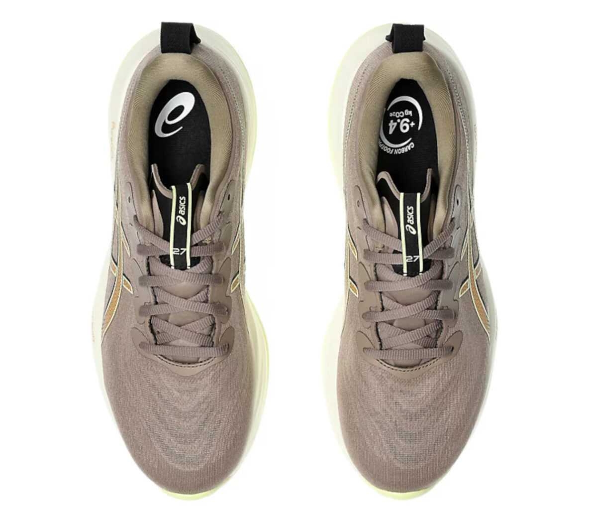 Tomaia Scarpa Asics Gel Cumulus 27 uomo marrone