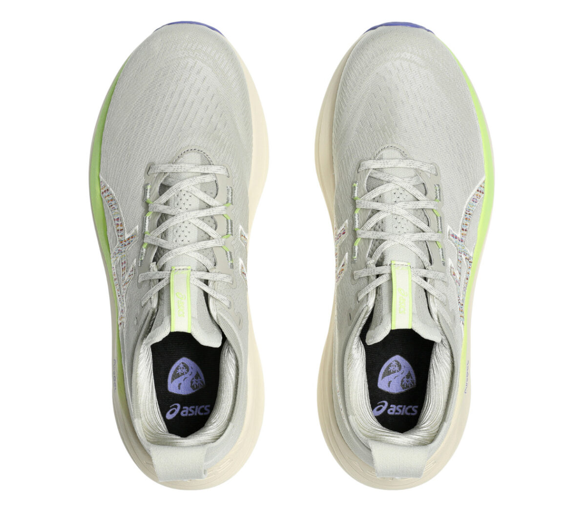 Tomaia Scarpa Asics Gel-Nimbus 27 TR uomo Nature Bathing Lime Green