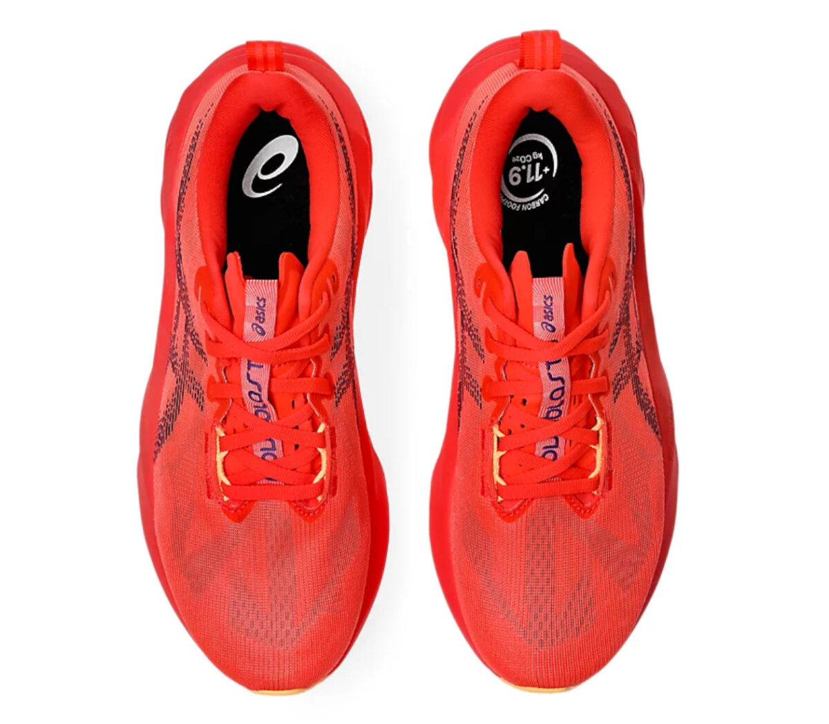 Tomaia Scarpa Asics Nobalast 5 uomo rossa