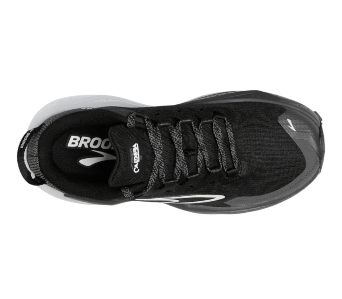 Tomaia Scarpa Brooks Caldera 8 uomo nera bianca