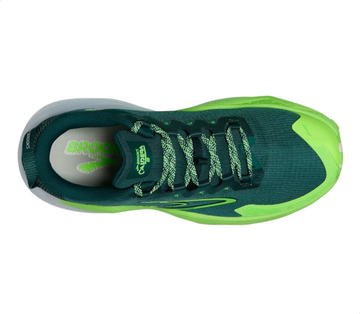 Tomaia Scarpa Brooks Caldera 8 uomo verde