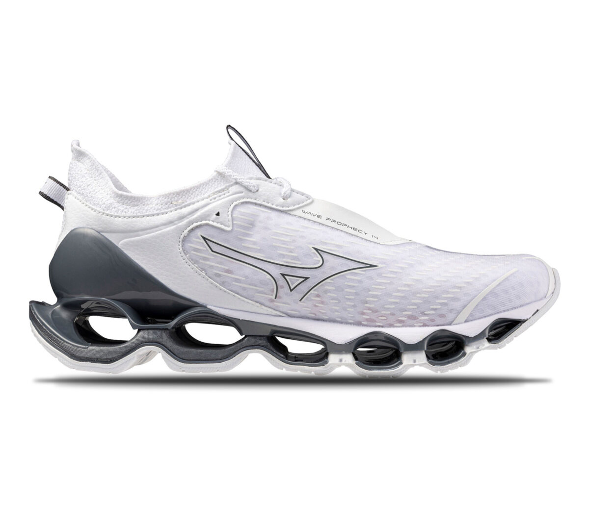 Scarpa Mizuno Wave Prophecy 14 uomo bianca