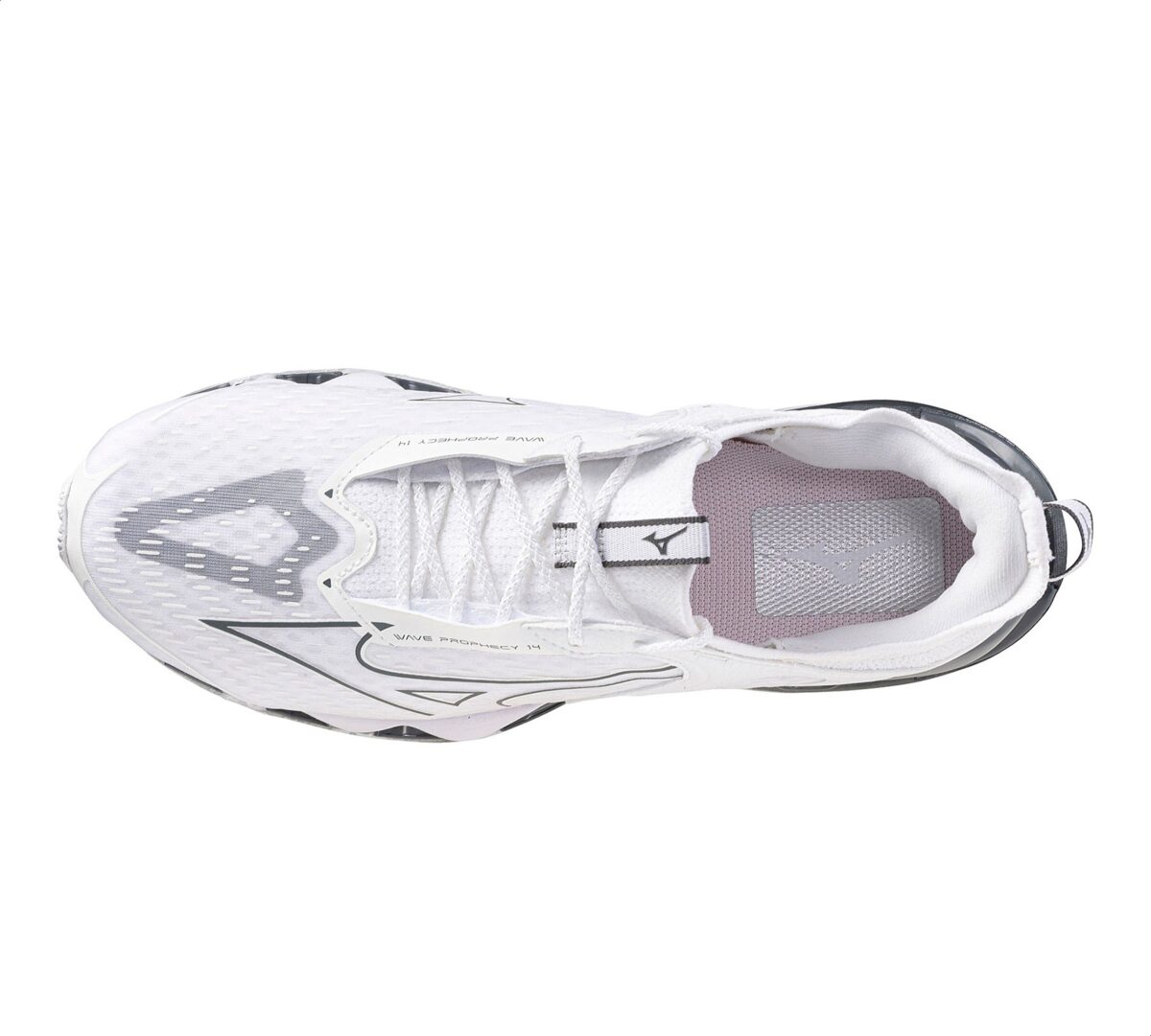 Tomaia Scarpa Mizuno Wave Prophecy 14 uomo bianca