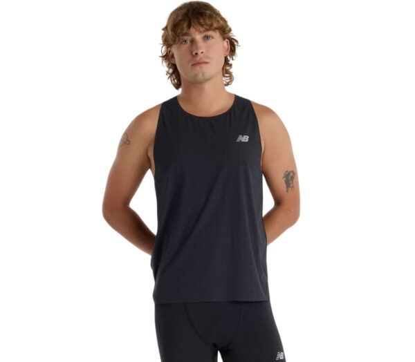 Canotta New Balance Ultra Light Singlet uomo nera