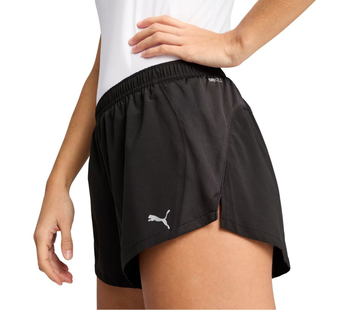 Dettaglio Pantaloncino Puma Run Velocity 3” Short nero donna