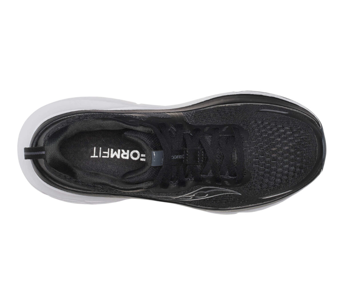 Tomaia Scarpa Saucony Guide 18 Wide donna bianca nera