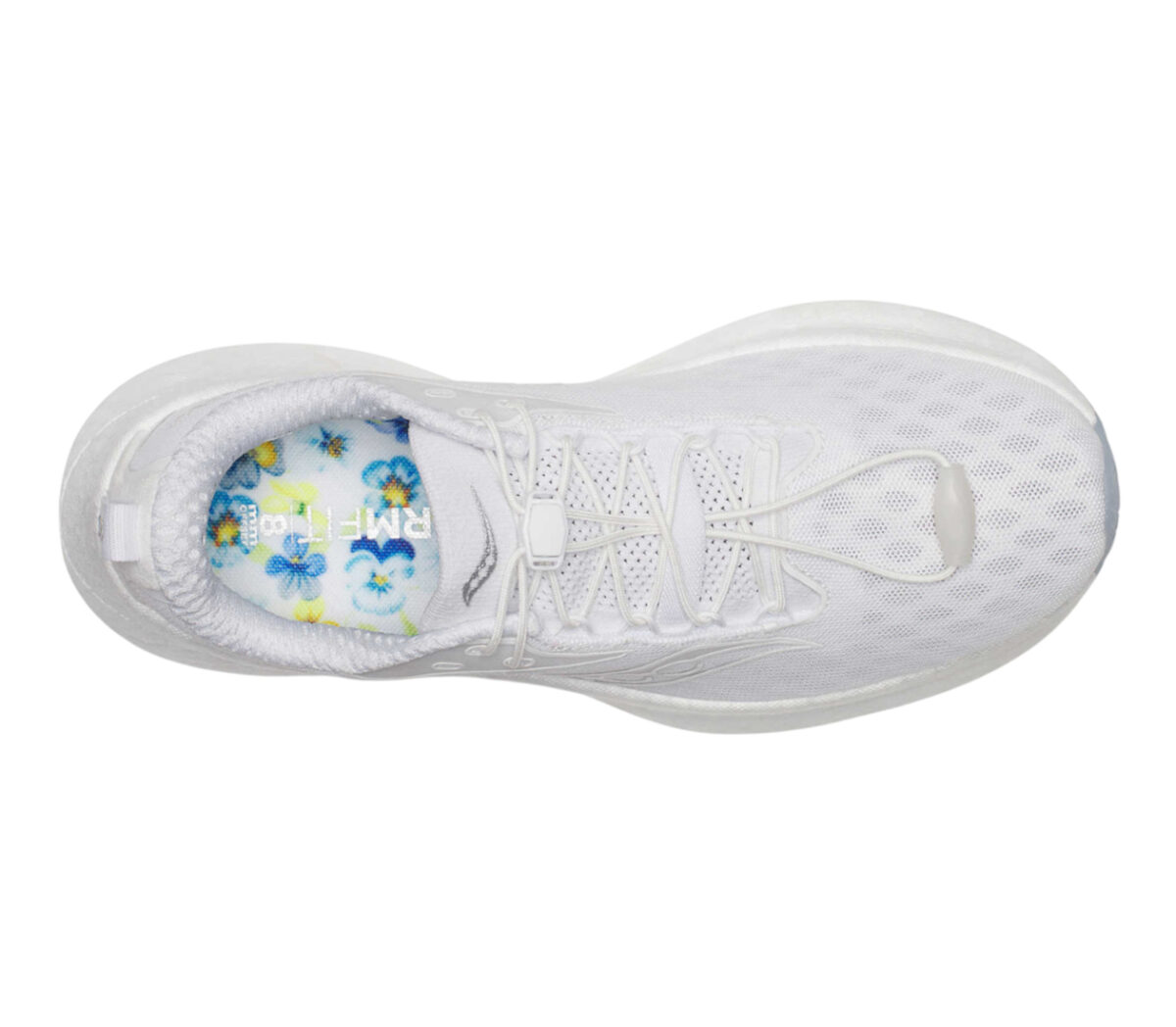 Tomaia Scarpa Saucony Ride 18 donna bianca