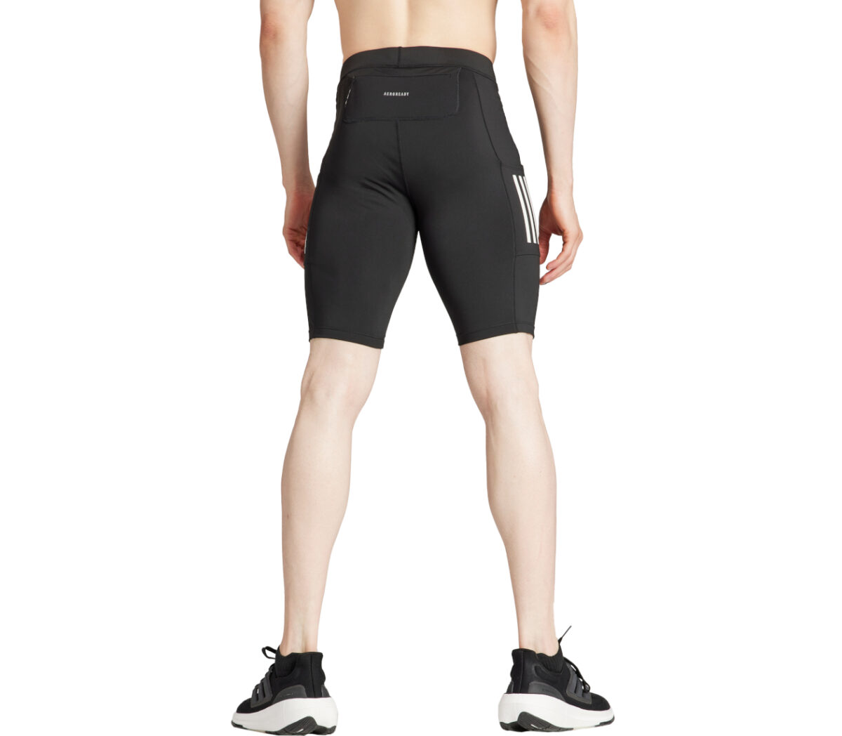 Dietro Leggings Adidas OTR B Short Tight uomo neri