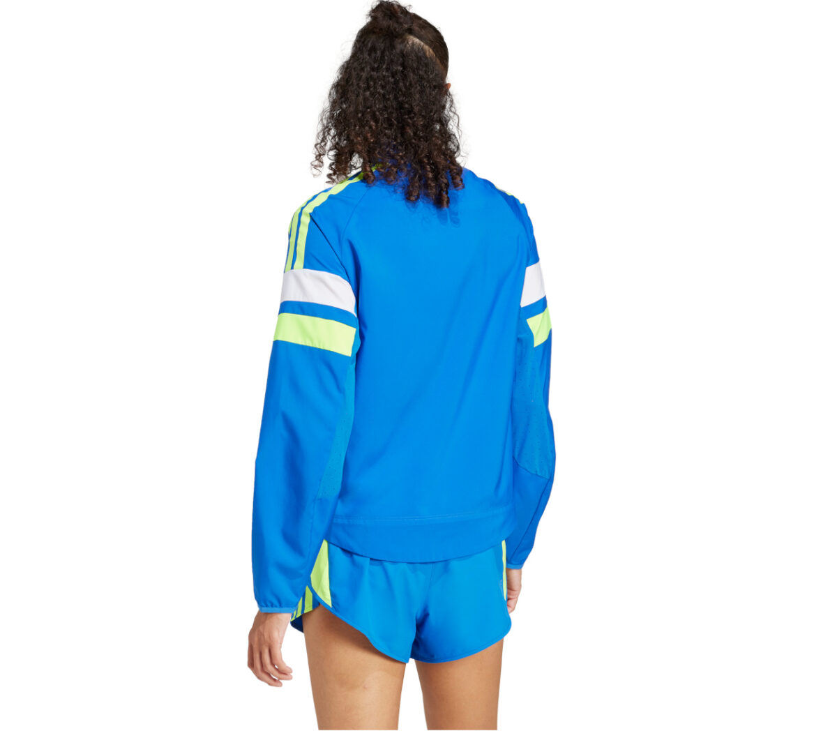 Dietro Giacca Adidas Adizero R Jacket donna blu