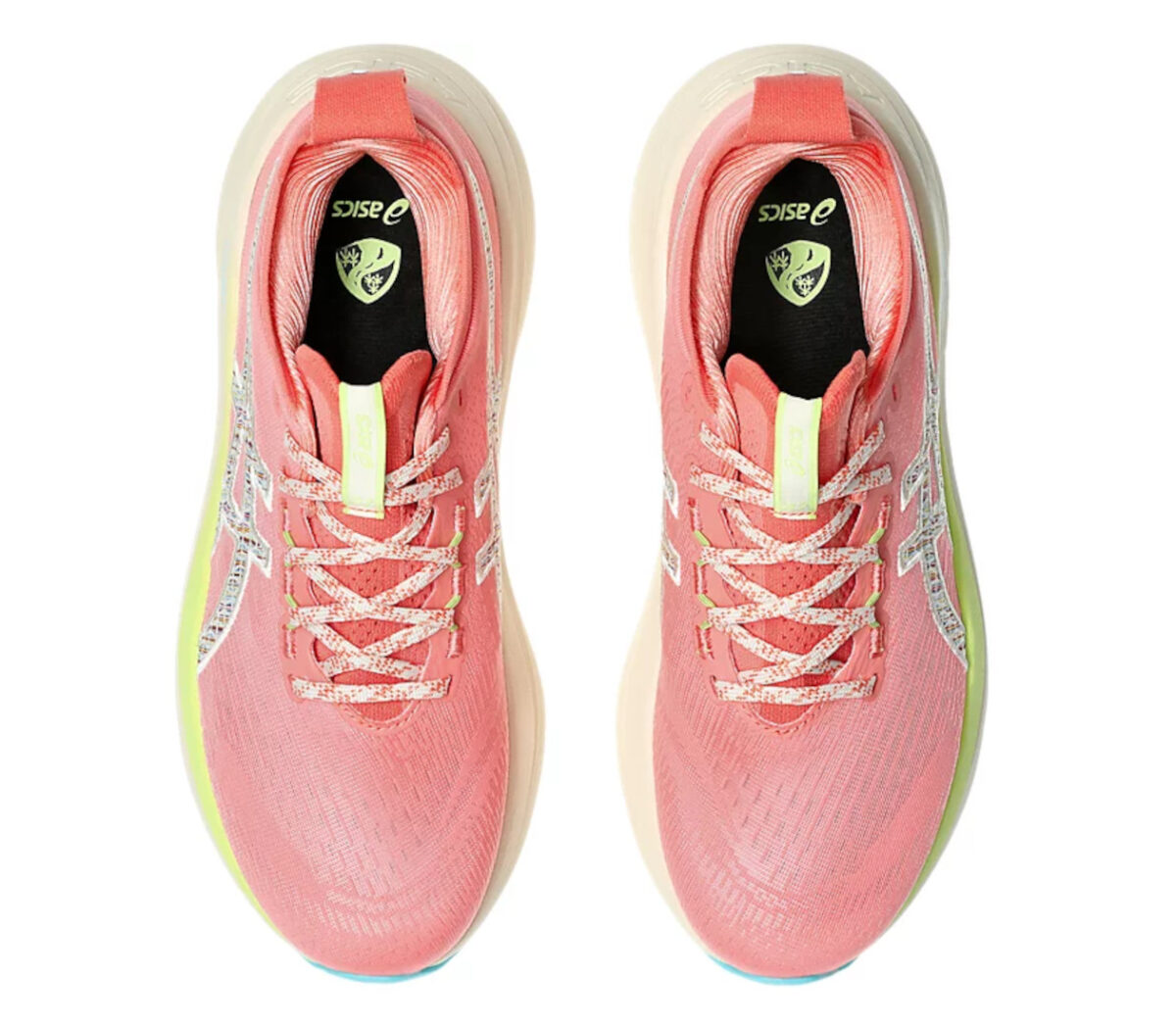 Tomaia Scarpa Asics Gel-Nimbus 27 TR donna rosa gialla
