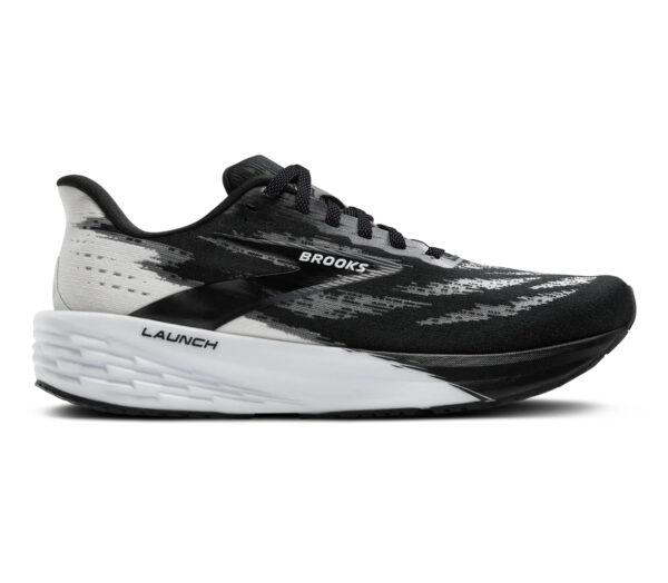 Scarpa Brooks Launch 11 uomo bianca nera
