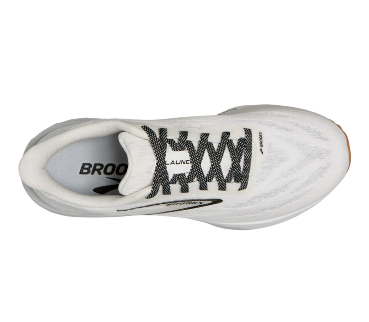 Tomaia Scarpa Brooks Launch 11 uomo bianca