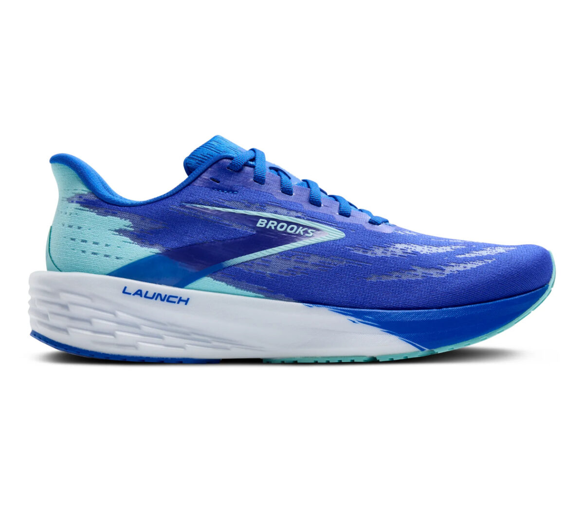 Scarpa Brooks Launch 11 uomo blu celeste