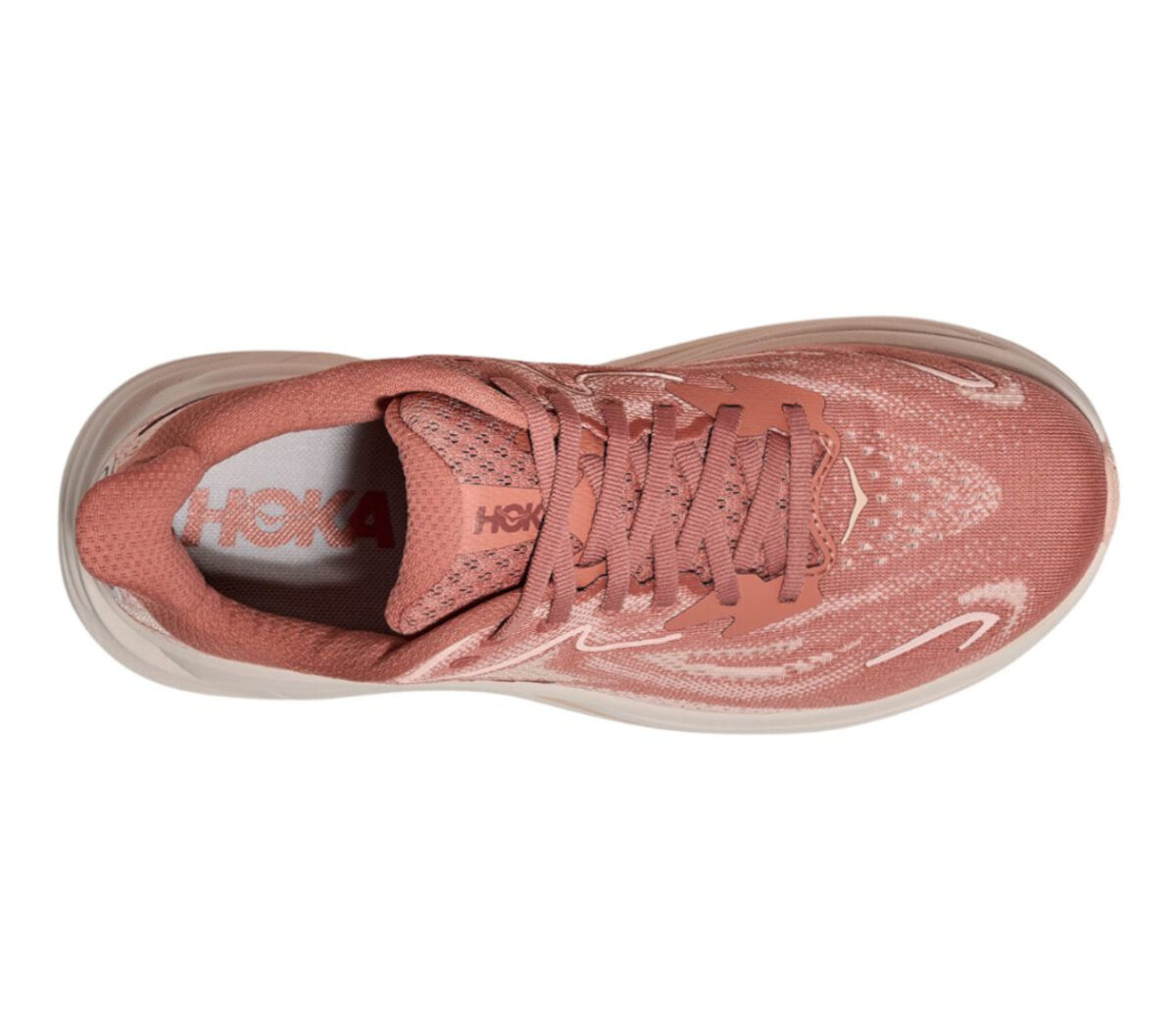 Tomaia Scarpa Hoka Clifton 10 donna blush rose latte