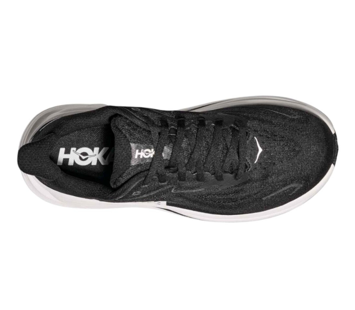 Tomaia Scarpa Hoka Clifton 10 donna black white
