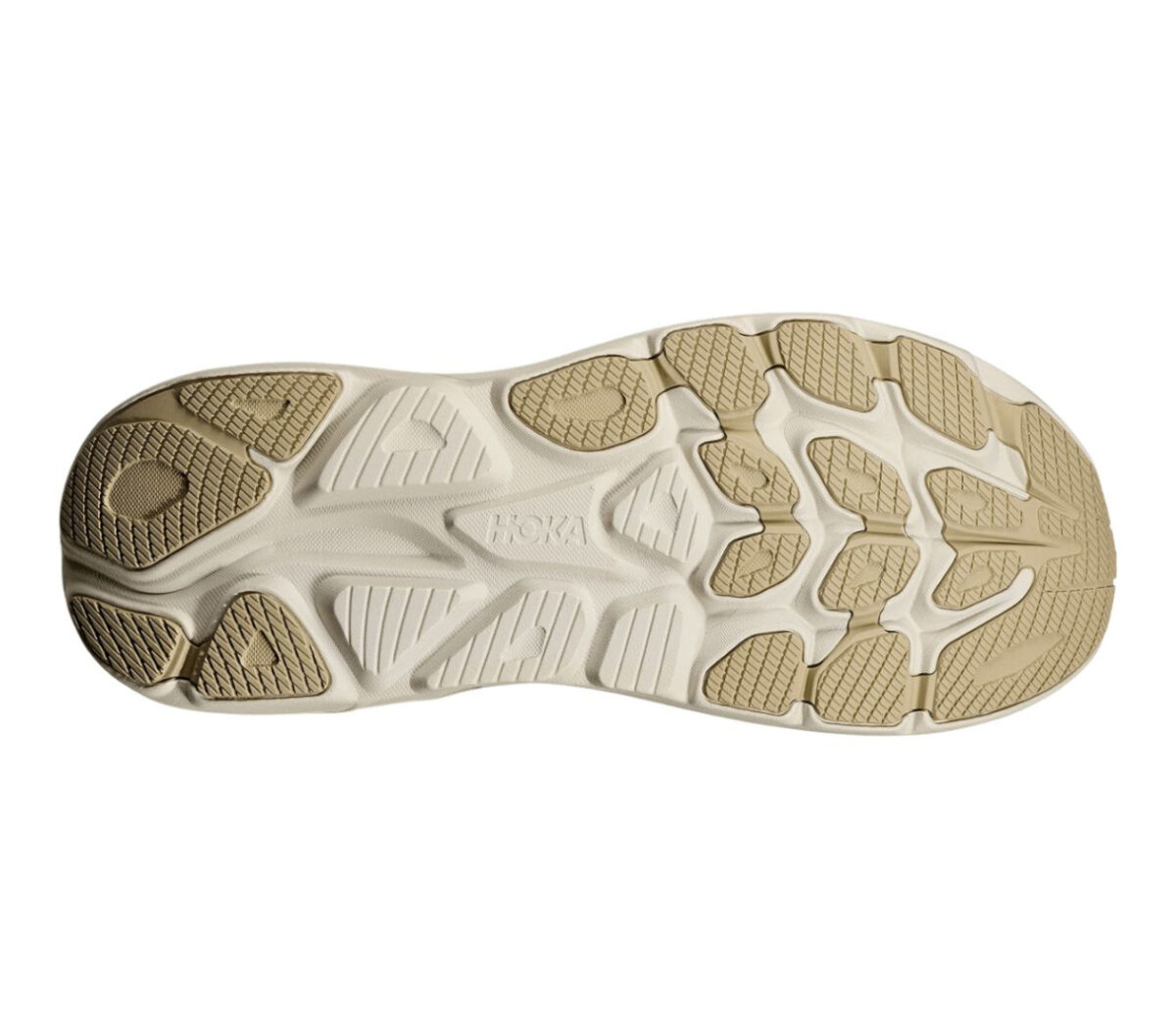 Suola Scarpa Hoka Clifton 10 uomo verde beige