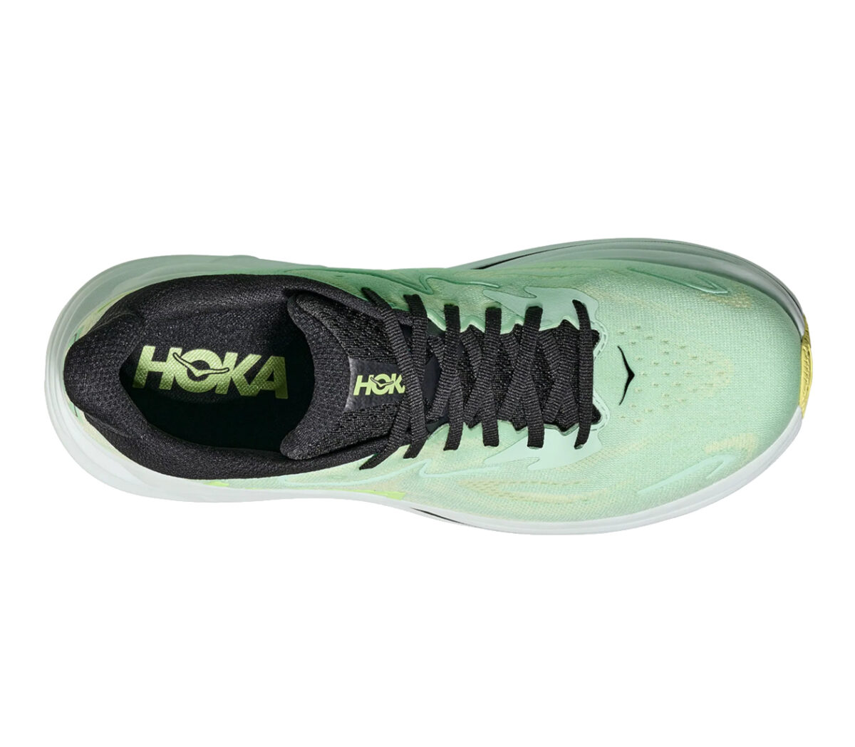 Tomaia Scarpa Hoka Clifton 10 uomo mint fluorite luna moth