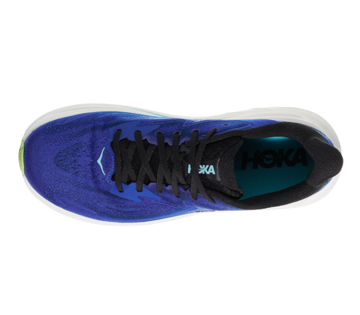 Tomaia Scarpa Hoka Clifton 10 uomo blu elettrico