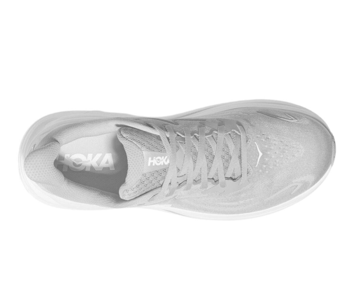 Tomaia Scarpa Hoka Clifton 10 uomo grigia