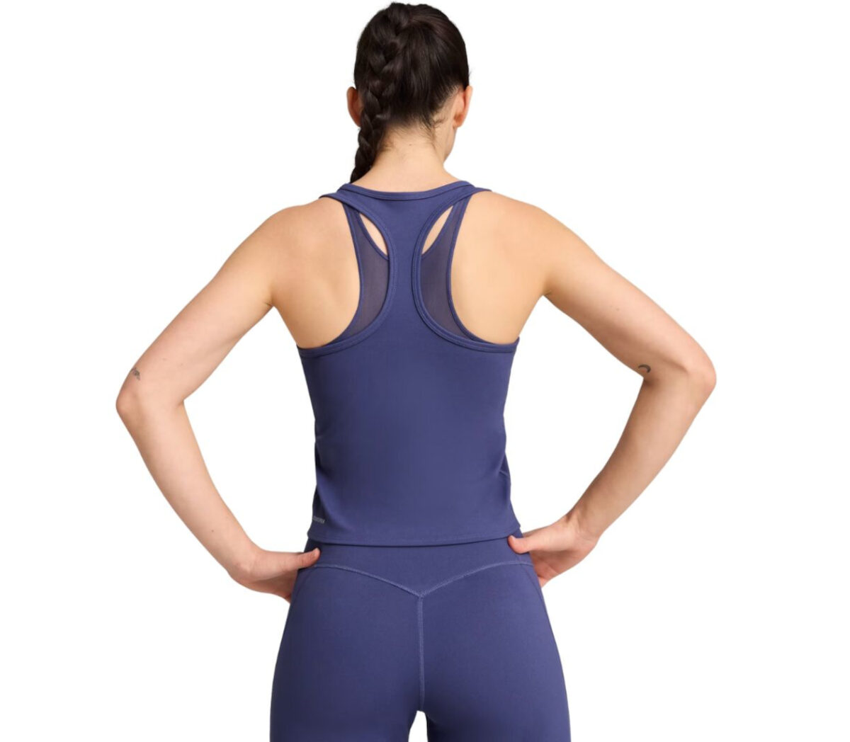 Dietro Canotta Puma Cloudspun Mesh 2in1 Tank donna blu