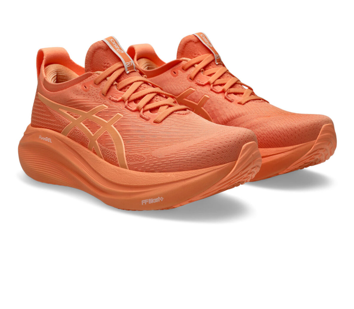 Coppia Scarpa Asics Gel Nimbus 27 Lite Show donna arancione