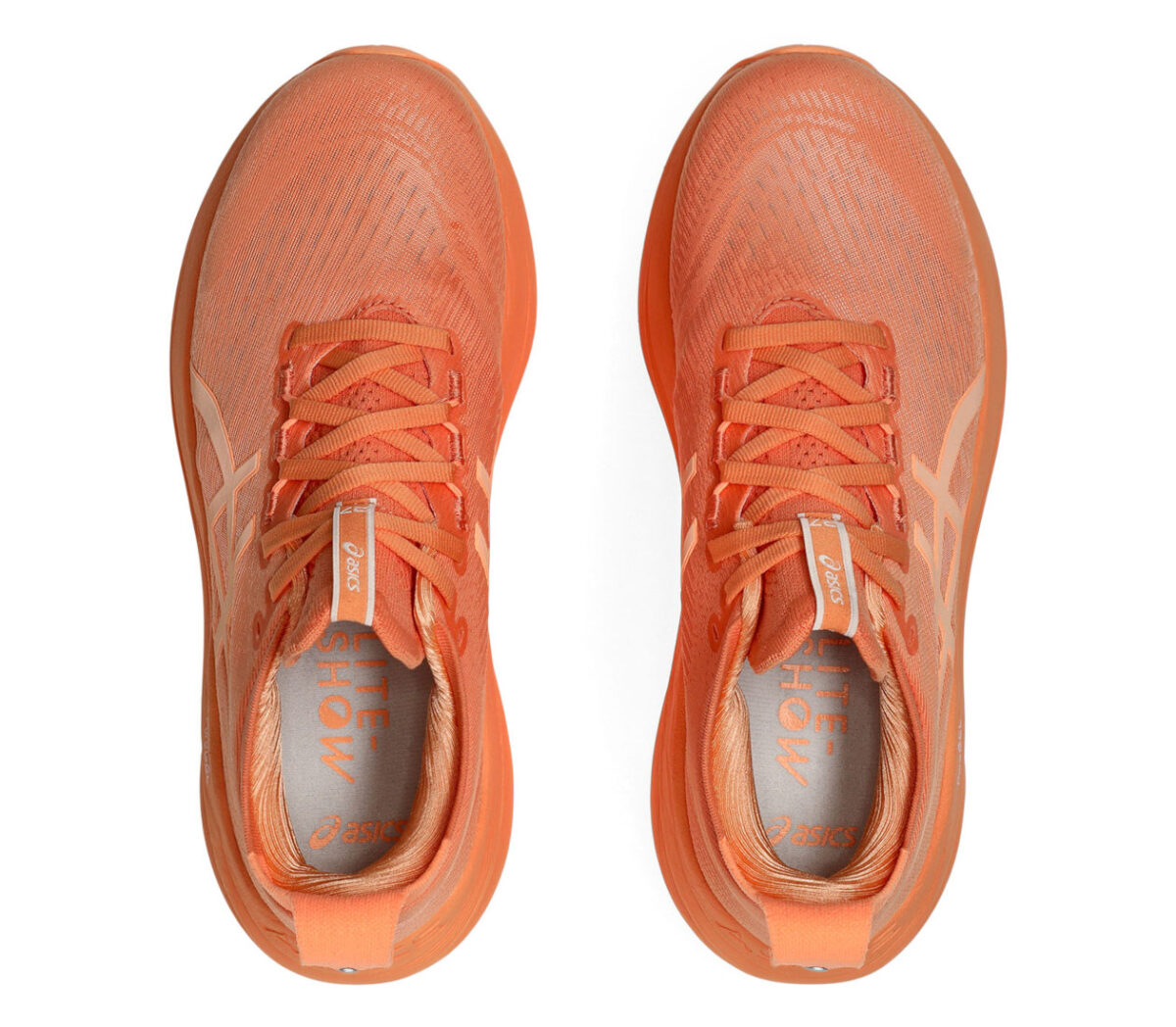 Tomaia Scarpa Asics Gel Nimbus 27 Lite Show donna arancione