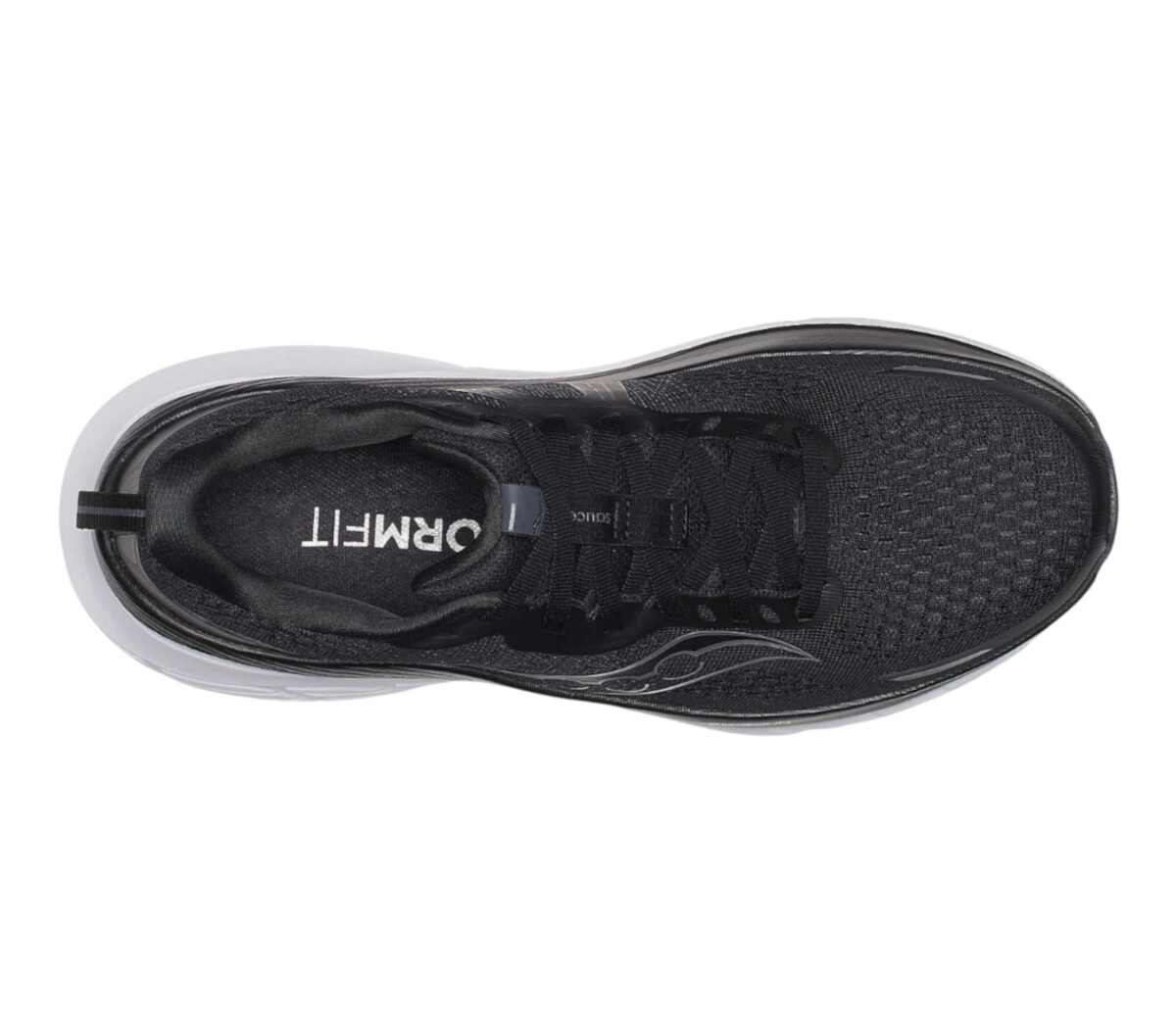 Tomaia Scarpa Saucony Guide 18 Wide uomo bianca nera