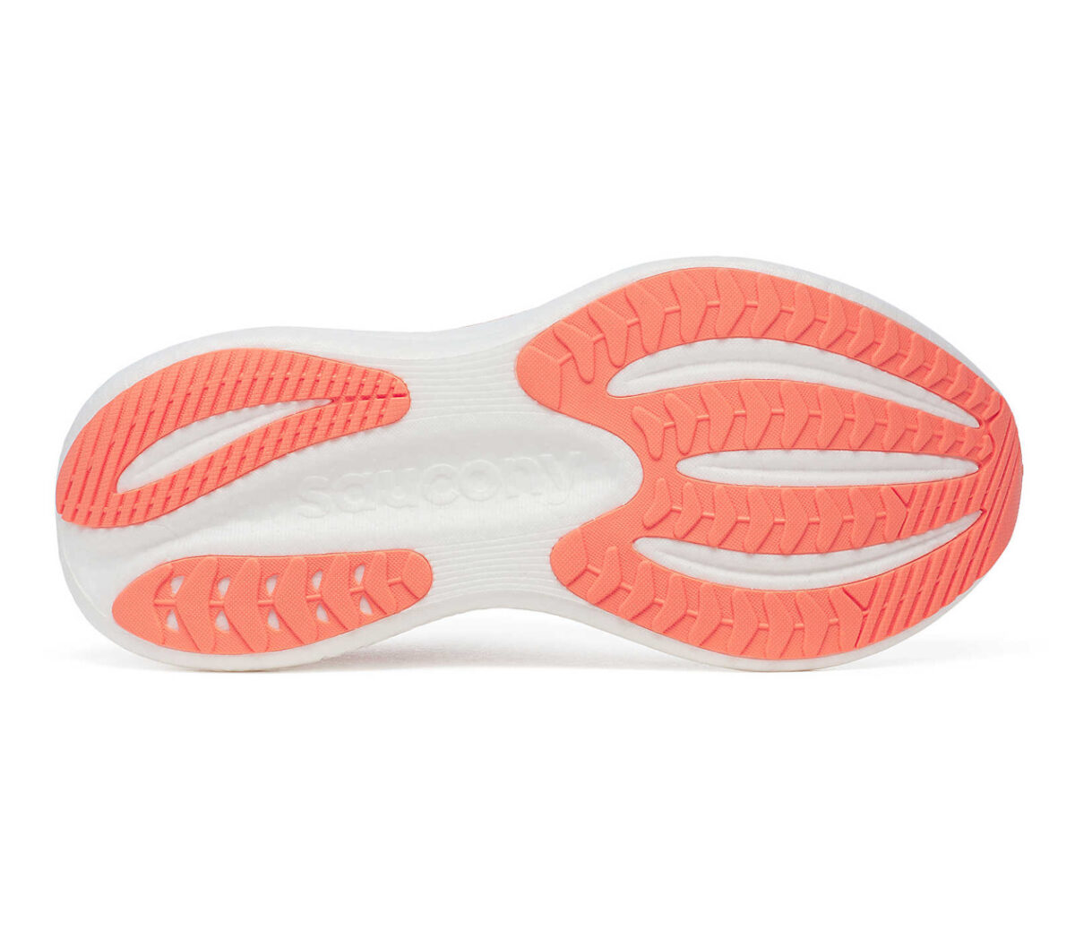Suola Scarpa Saucony Triumph 23 donna bianca arancione